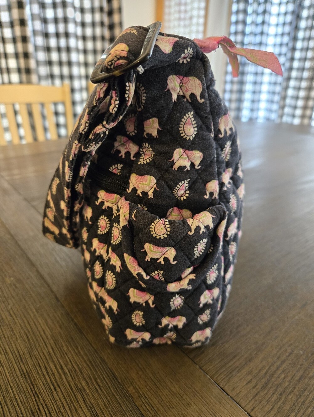 2007 Vera Bradley On The GO Pink Elephants - Picture 3 of 13